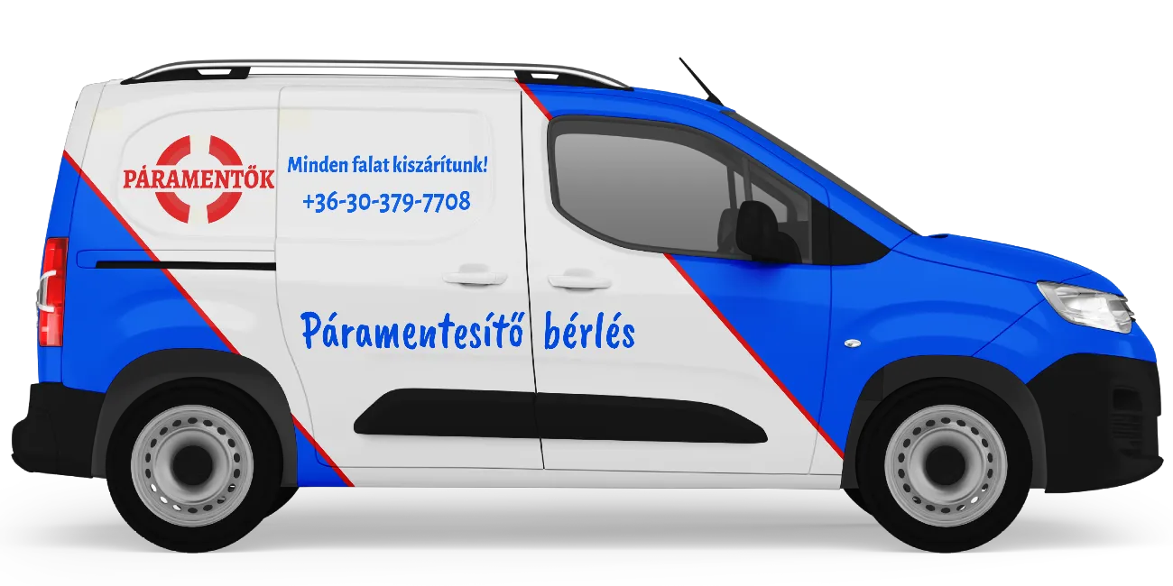 Páramentesítő gép bérlés Budapest – falak szárítása, penészmentesítés